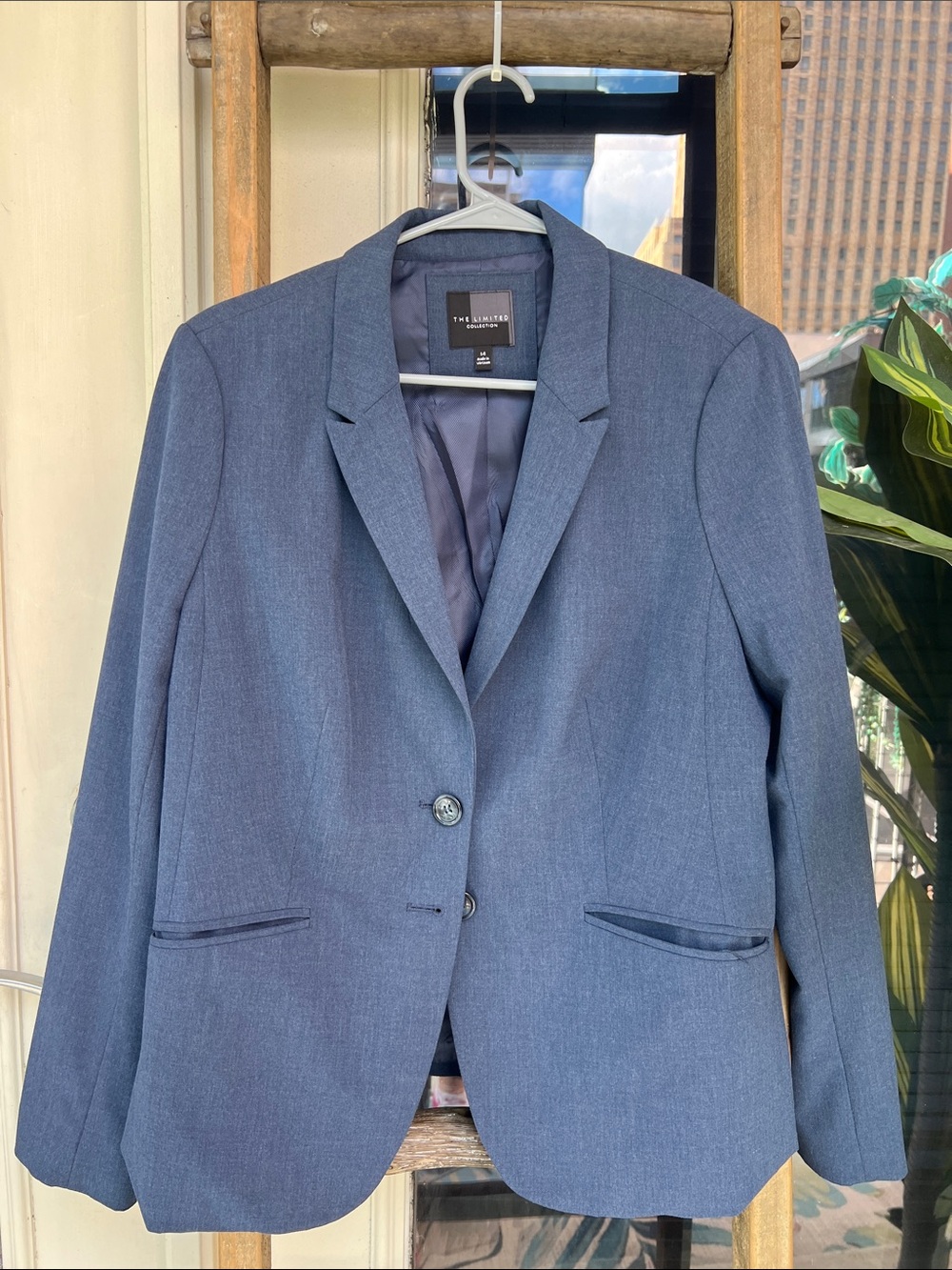 The Limited Navy Single-Breasted Women's Blazer